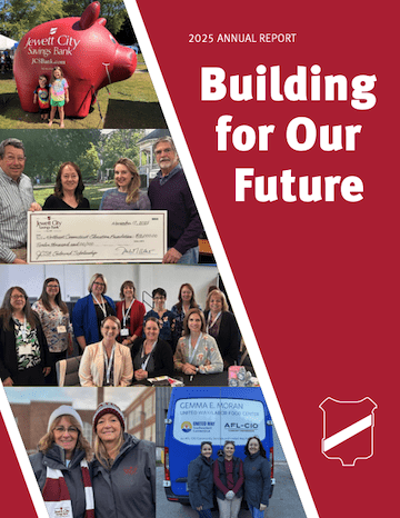 "Building for Our Future" 2025 Annual Report cover
